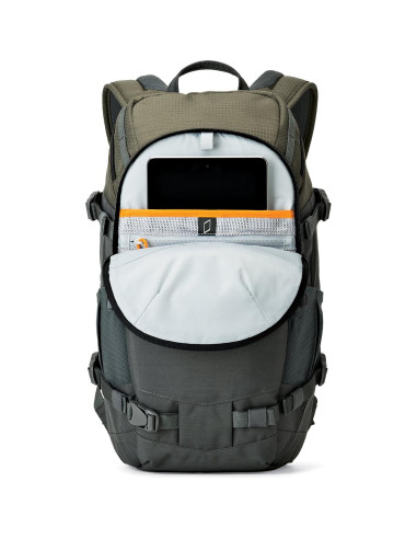 Mochila Lowepro Flipside Trek BP 250 AW Gris/Verde Oscuro