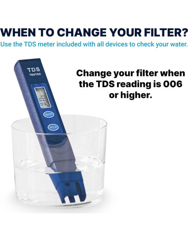 Dispensador de agua ZeroWater 22 tazas con medidor TDS