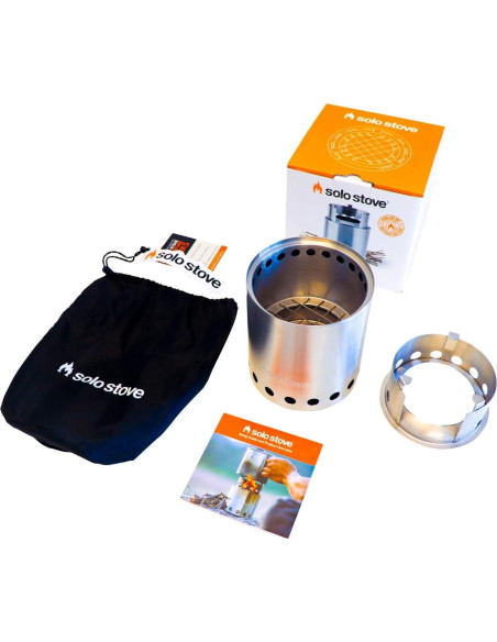 Estufa de Camping Solo Stove Titan Acero Inoxidable 0.47 kg