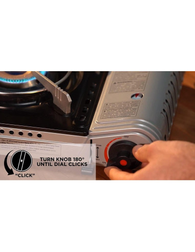 Estufa de Camping Chef Master 15,000 BTU Portátil