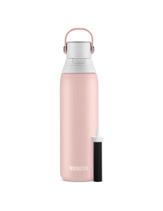 Botella Filtrante Brita de Acero Inoxidable 600 ml Rosa