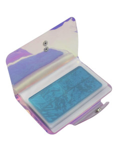 Organizador de Placas de Estampado VNC Rosa 20 Ranuras 6x12cm 2