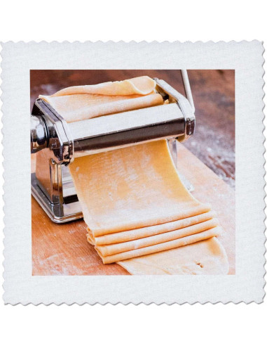 Máquina de Pasta 3dRose Cuadrado de Colcha 25,4 cm