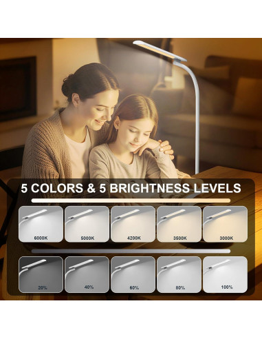 Lámpara de Terapia de Luz SIYUAN 10000 Lux con Control Remoto