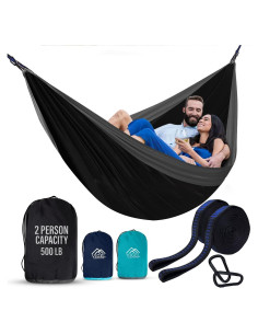 Hamaca Camping Vigel Doble XL 226kg Nylon Portátil