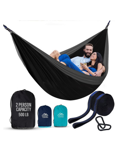 Hamaca Camping Vigel Doble XL 226kg Nylon Portátil