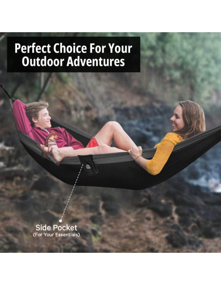 Hamaca Camping Vigel Doble XL 226kg Nylon Portátil