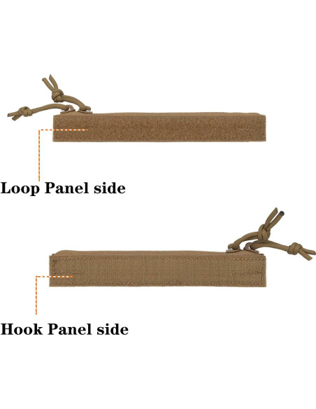 Inserto Superior Cremallera JFFCESTORE para Chaleco Táctico