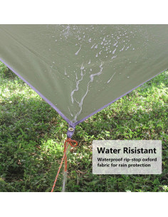 Toldo Impermeable Unigear 300x300cm UV para Camping 2