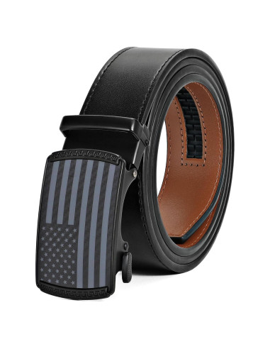 Cinturón Ratchet SANSTHS para Hombres 3,18 cm Ajustable