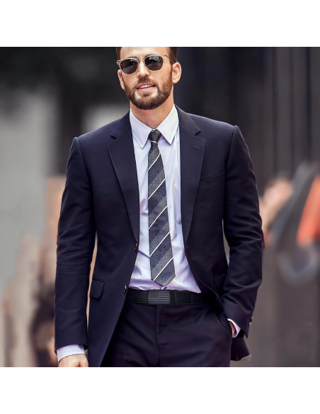 Cinturón Ratchet SANSTHS para Hombres 3,18 cm Ajustable