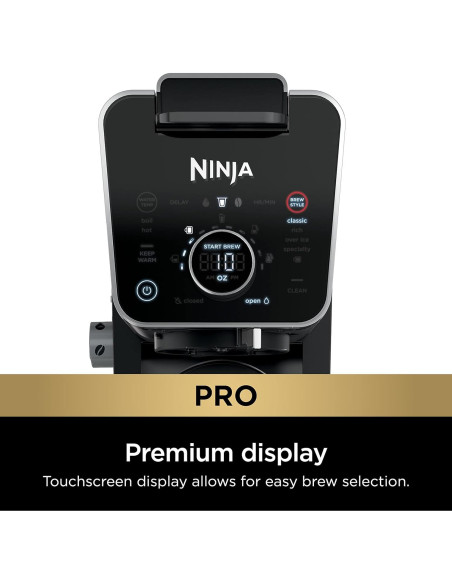 Cafetera Ninja DualBrew Pro CFP301 12 Tazas con Espumador