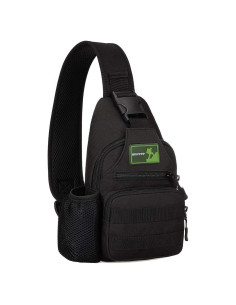 Mochila Táctica Sling Huntvp Tipo2 Negra 20L Molle