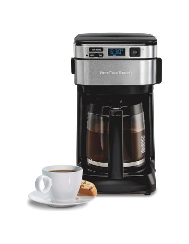 Cafetera de Goteo Programable Hamilton Beach 12 Tazas Negra