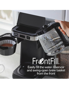 Cafetera de Goteo Programable Hamilton Beach 12 Tazas Negra 2