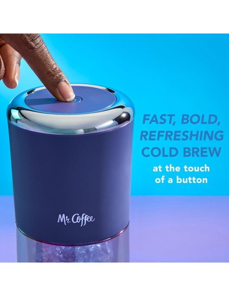 Cafetera Fría Mr. Coffee Express 10 Minutos 1,05 kg Índigo