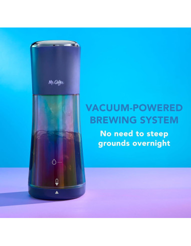 Cafetera Fría Mr. Coffee Express 10 Minutos 1,05 kg Índigo