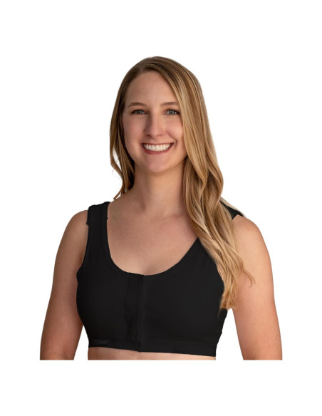 Sostén Gentle Touch Surg-Ease 4X Negro para recuperación