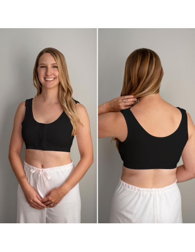 Sostén Gentle Touch Surg-Ease 4X Negro para recuperación