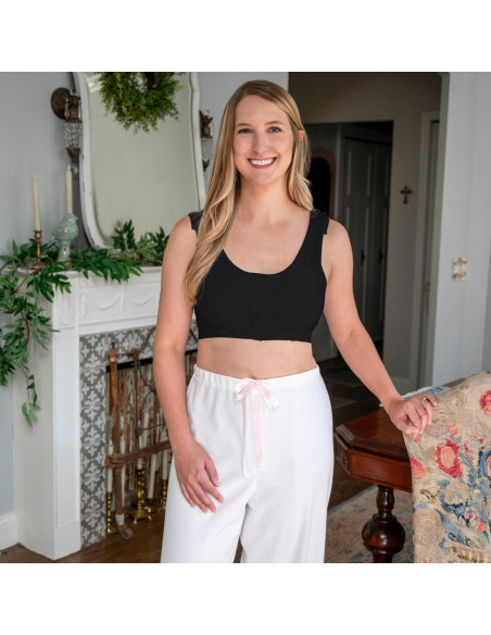 Sostén Gentle Touch Surg-Ease 4X Negro para recuperación