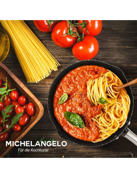 Juego de Cacerolas Antiadherentes MICHELANGELO 1.5-3L