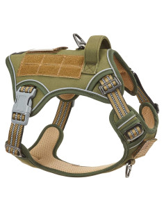 Arnés Táctico BUMBIN Verde M Ajustable Sin Tirones