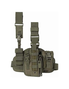 Funda táctica de pierna ACEXIER con pouch para cargador