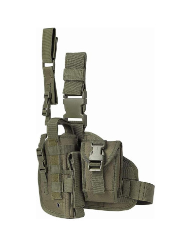 Funda táctica de pierna ACEXIER con pouch para cargador