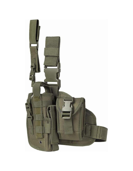 Funda táctica de pierna ACEXIER con pouch para cargador