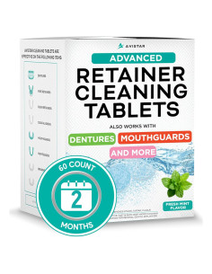 Tabletas Limpiadoras Avistar 60 Paquete - Cuidado Dental