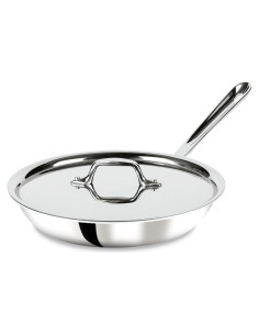 Sartén de Acero Inoxidable All-Clad D3 25.4 cm con Tapa