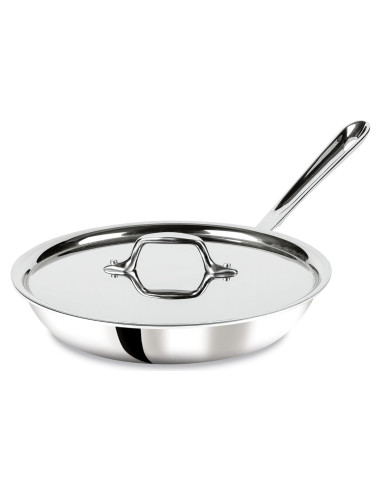 Sartén de Acero Inoxidable All-Clad D3 25.4 cm con Tapa