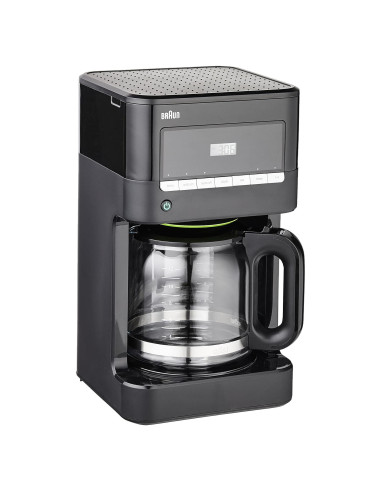 Cafetera de Goteo Braun Brew Sense 12 Tazas Negra KF7000BK