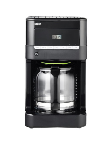 Cafetera de Goteo Braun Brew Sense 12 Tazas Negra KF7000BK