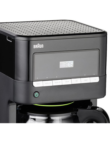 Cafetera de Goteo Braun Brew Sense 12 Tazas Negra KF7000BK