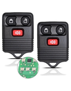 Llave de control remoto Ford Aexoz 3 botones 1998-2016