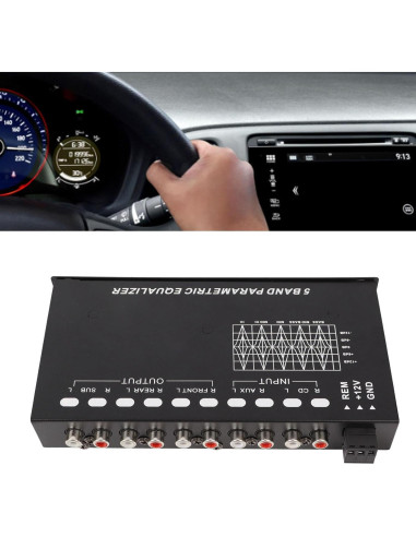 Ecualizador de Coche DAUZ 5 Bandas Ajustables Audio