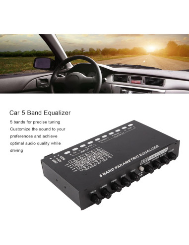 Ecualizador de Coche DAUZ 5 Bandas Ajustables Audio