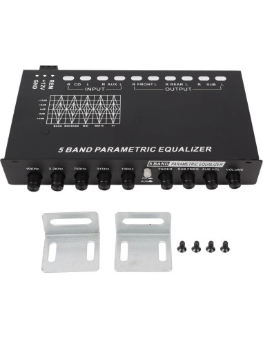 Ecualizador de Coche DAUZ 5 Bandas Ajustables Audio