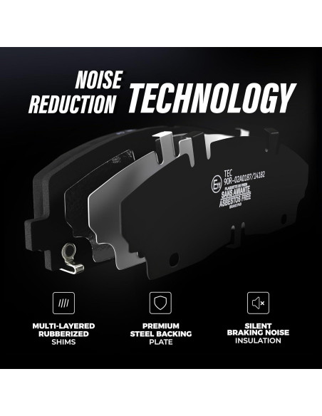 Kit Pastillas de Freno Cerámicas TEC KTC-100001 Del/Tras