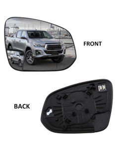 Cristal Espejo Lateral Derecho Toyota Hilux 2015-2019 - Calefacción 2