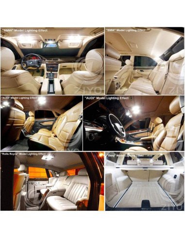 Kit 20 Bombillas LED ZIYO para GMC Yukon 2000-2006