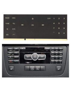 Calcomanía de botón de radio para Benz Ymiko 2008-2014