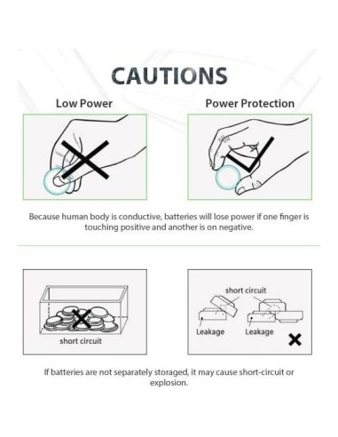 Batería de Litio CR2032 3V LiCB Paquete de 10 Unidades