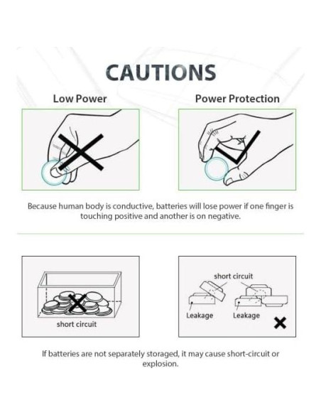 Batería de Litio CR2032 3V LiCB Paquete de 10 Unidades