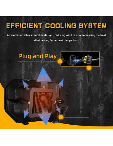 Kit Luces Antiniebla LED BONA para Toyota Tacoma 2016-2023