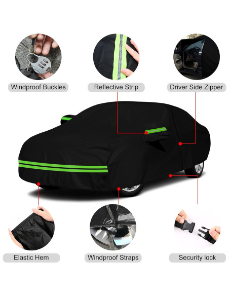 Funda de Coche Sportuli 2011-2017 Chrysler 200 Impermeable