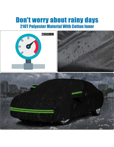 Funda de Coche Sportuli 2011-2017 Chrysler 200 Impermeable