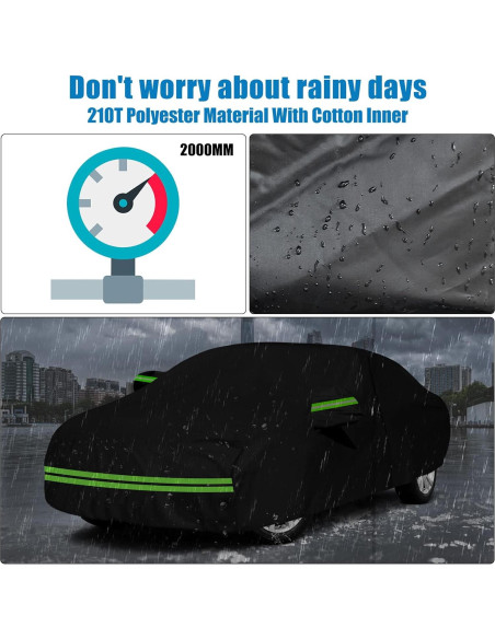 Funda de Coche Sportuli 2011-2017 Chrysler 200 Impermeable