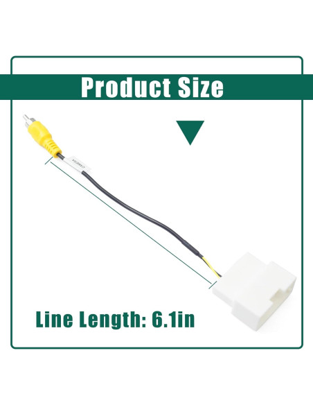 Arnés de Reemplazo YUXIVCNE para Cámara de Respaldo 2008-2020